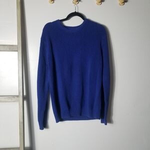 GOODTHREADS WOMEN'S BLUE SWEATER SIZE LARGE